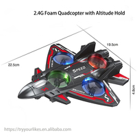 Avion RC EPT 6 canaux avec gyroscope et maintien d'altitude, planeur en mousse pas cher, jouet avion de chasse