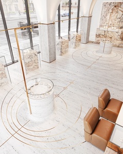 Bán buôn thép không gỉ trang sức hiển thị Showcase Tủ tùy chỉnh đồ trang sức sang trọng cửa hàng nội thất 3D thiết kế - Product Image 6