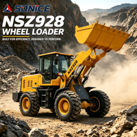 Loader Roda Kompak 1.8 Ton Langsung dari Pabrik, Bucket 0.8m³, Diesel 58kW, 4WD, Payloader untuk Konstruksi, Pertanian, Tambang, Mini Loader Cina