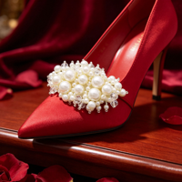 Clips de chaussures détachables en perles et cristaux, ornements de chaussures de mariée, broches pour chaussures, accessoires de décoration pour chaussures à talons hauts