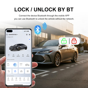 OVIスマートフォンアプリGPS/GSMリモートスタートストップエンジンキットOEMキーリテンション用トヨタプラドランドクルーザーリモコン気候制御 - Product Image 4
