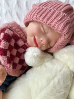 Poupée réaliste en silicone de 16 pouces pour nouveau-né, corps entier, endormie, poupée de mode super douce avec vêtements interchangeables, bébé réaliste pour tout-petit