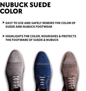 Rénovateur et Polisseur <span class=keywords><strong>pour</strong></span> Cuir Suédine et Nubuck – Renouvelle et Restaure la Couleur du Suédine Décoloré – <span class=keywords><strong>Teinture</strong></span> Cuir 75/100ml – Revitalise l'Entretien des <span class=keywords><strong>Chaussures</strong></span> - Product Image 6