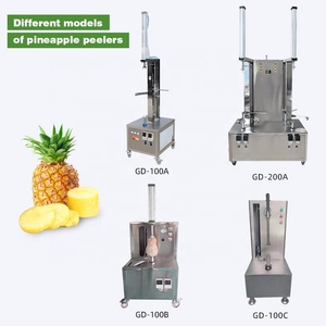 Công Nghiệp Dưa Hấu Cocunut Hạt Giống Màu Trắng Dưa Dưa Dưa Dưa Peeler Bưởi Vỏ Và Cắt Dứa Vend Máy - Product Image 3