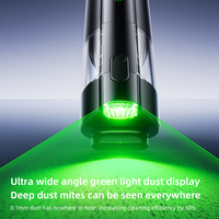 Aspirateur de voiture sans fil 4-en-1 sans balais 120W 16500Pa avec lumière LED verte et vidage à une touche – Vente directe usine