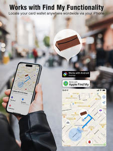 Estuche Plegable para Gafas Inteligentes, Cuero Premium, Rastreador Integrado, Compatible con la Red de Rastreo Find My, para Protección Diaria - Product Image 2