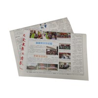 Personnalisation d'impression de journaux, impression noir et blanc, publicité journalière, impression couleur, vieux journaux
