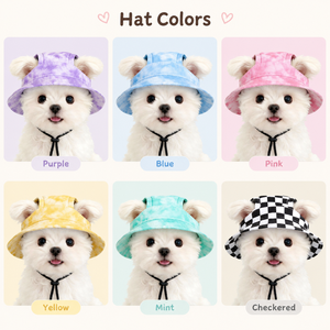 Cotton Print Adjustable Cut Leisure Style Outdoor Hat Sport All Seasons Cap for Small Medium Large <b>Dogs</b> - Product Image 1
