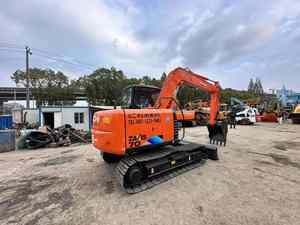 รถขุดมือสอง HITACHI ZX70 ผลิตในญี่ปุ่น สภาพดี ราคาถูก 7 ตัน Excavadora ZX70 ลดราคาพิเศษ - Product Image 6
