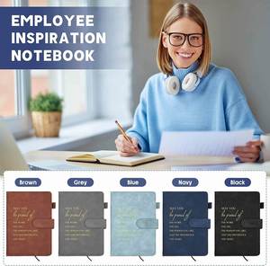 Hot Sale Customized Leather A5 Magnetic Button <b>Notebook</b> <b>Set</b> Business Office Work Conferences Promotional Corporate Gift Notepad - Product Image 6
