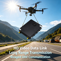 Système de communication de données sans fil OFDM F403E-30, liaison de données vidéo HD 600 MHz / 1,4 GHz pour transmetteur et récepteur longue portée de drone