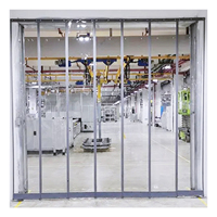 Rideau de chambre froide en rouleau de PVC transparent Rideau de bande de PVC Porte moustiquaire souple transparente