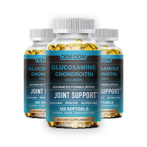 Cápsulas de Gel Suave de Glucosamina, Condroitina, MSM y Colágeno Natural Más Vendidas, Suplementos para el Apoyo de la Salud en Adultos, No apto para - Product Image 4