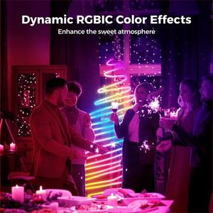 <span class=keywords><strong>36W</strong></span> Smart App control LED Strip <span class=keywords><strong>lampada</strong></span> al <span class=keywords><strong>Neon</strong></span> illuminazione decorativa per interni barra luminosa flessibile RGB con telecomando - Product Image 4