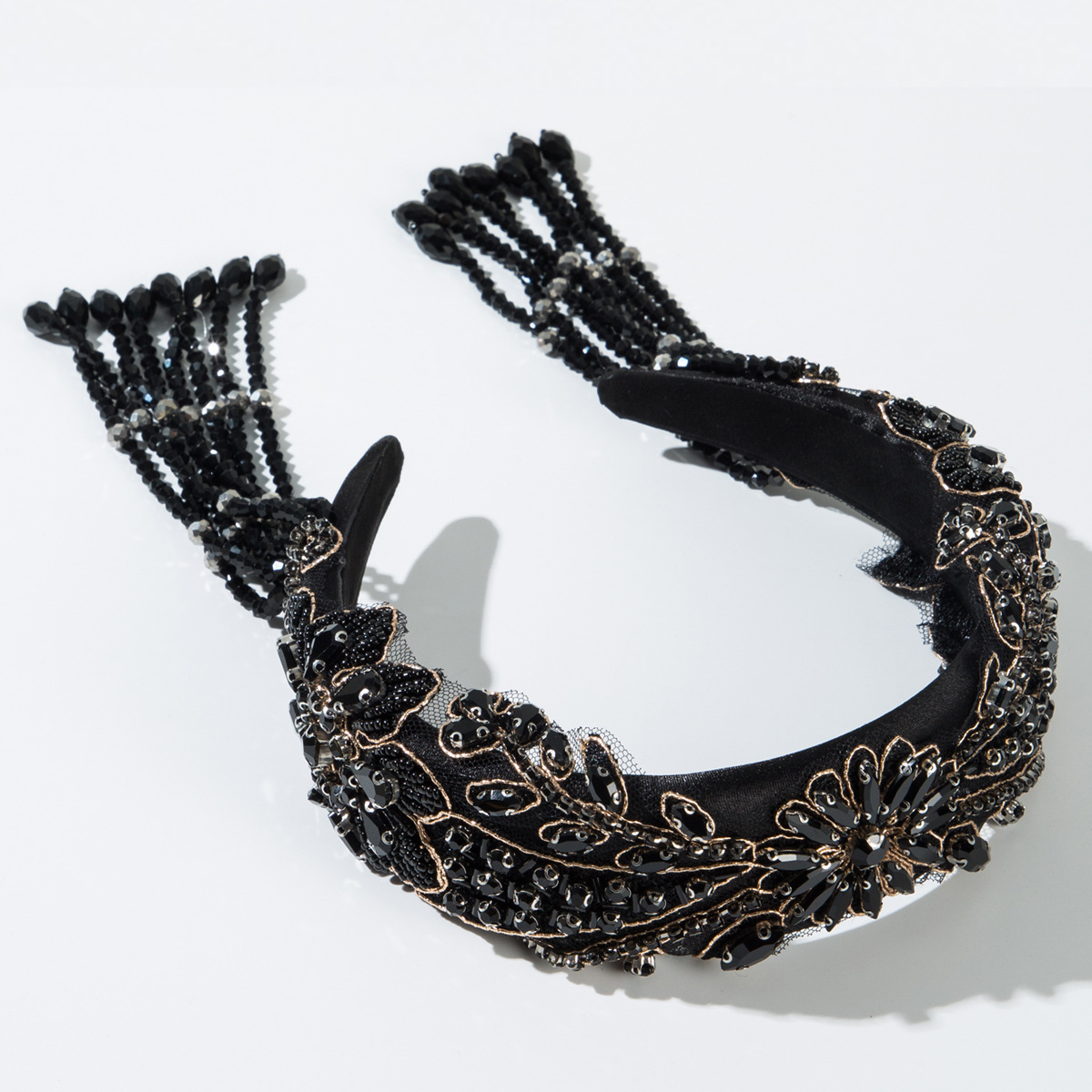 Elegant Black and Silver Studded Headband Silver Spike Stud Headband | Hot Topic main image 3