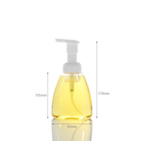 Fabricant Fournitures 300ml PET Transparent Mousse Lisse Visage Lavage des Mains Désinfectant Pompe Moussante Bouteille de Savon Liquide
