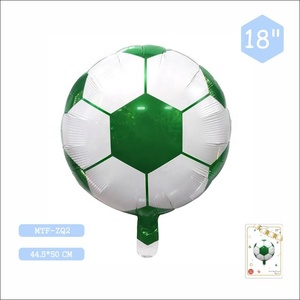 بالون هيليوم من جلوبوس, على استعداد للشحن 18 بوصة على شكل دائري ، بالون متوهج من ألياف الهليوم ، كرة قدم موسع - Product Image 4