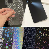 FONLYU - Pegatinas Transparentes 4D de TPU Brillante para la Parte Trasera del Teléfono Móvil, Protector de Pantalla Frontal para Máquina de Corte de Película Blade