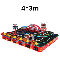 Cabine de jeu de voiture de course d'intérieur à pièces compétitive télécommandée électrique voitures jouets simulateur de conduite pour enfants course sur piste