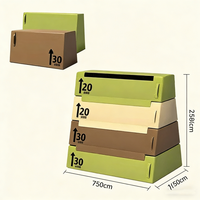 Kit d'exercices de saut en mousse souple pour enfants d'âge préscolaire, entraînement des capacités motrices, hauteur réglable, écologique, durable, antidérapant