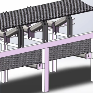 Test açıklaması için makaralı rulman bant ölçümü ile poliüretan konveyör bant yeni durum - Product Image 1