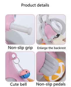 <span class=keywords><strong>Cheval</strong></span> à bascule pour la maternelle, trotteur d'intérieur pour bébé et tout-petit, <span class=keywords><strong>cheval</strong></span> en plastique à chevaucher pour enfants - Product Image 3