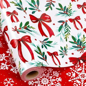 Rollo de Papel de Regalo Personalizado de 80 g/m² con Logotipo Impreso y Lazo con Imagen, Papel para Envolver Regalos - Product Image 2