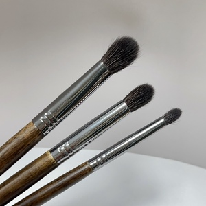 Brocha de Maquillaje Angular de Nailon con Mango de Madera de Sándalo Faria, Brocha de Belleza Individual Portátil para Mejillas, Maquillaje Denso - Product Image 6