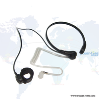 Casque tactique de tour de cou de vibration de casque de conduction d'os de gorge avec la prise de 3.5mm