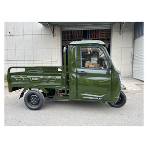 Triciclo de 3 ruedas Cubierta de refugio de triciclo de carga espaciosa Rendimiento robusto para entrega de alimentos - Product Image 2