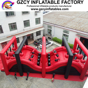 Percorso a Ostacoli Gonfiabile per Adulti - Uso Commerciale, Materiale PVC, Facile da Montare, Gioco Sportivo all'Aperto - Product Image 5