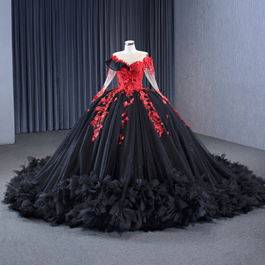 Wholesale Gothic Black Ball Gown Cathedral/Royal Train Style | Alibaba.com
