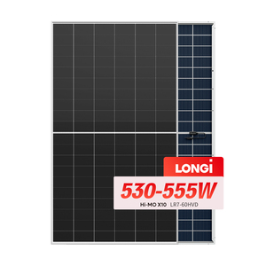 แผงโซลาร์เซลล์ Longi Himo X10 530w 535w 540w 545w 550w 555w แบบสองหน้า (Bifacial) ชนิดเซลล์ BC กระจกสองชั้น ระบบพลังงานแสงอาทิตย์ Topcon แบบ N-type GP-LGX1 - Product Image 3