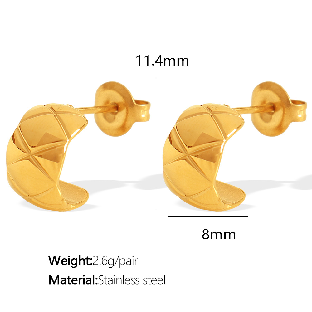 EH04 Small Gold Earrings