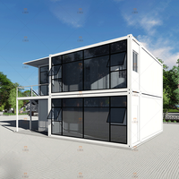 Conteneur plat à cadre préconditionné, Mobile, conteneur de bureau de 20 pieds 40 pieds, petite maison à vendre