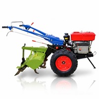 Landwirtschaftlicher Einachsschlepper mit Grabenfräse und Zubehör 2WD Kompaktes Design Komplettes Zubehörset für den Einsatz in Äthiopien