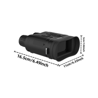 Jumelles de vision nocturne numériques 4K, vision nocturne infrarouge, portée de vision nocturne de 400 m, zoom 16x, enregistrement vidéo 36MP, OEM ODM