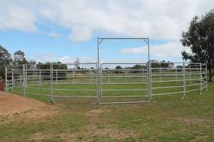 Paneles de Cerca Metálica para Granjas, Estándar <span class=keywords><strong>Australiano</strong></span>, Duraderos, Impermeables, Resistentes a la Putrefacción, Alturas Personalizables (1.6m/1.8m), para Ganado al Aire Libre - Product Image 3