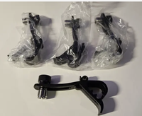 Support de microphone réglable pour instrument à percussion, fixation sécurisée sur le rebord des fûts, support antichoc pour micro, pince de fixation