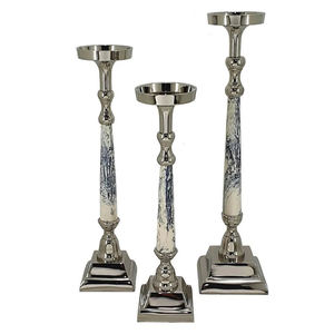 Aluminium <b>Candle</b> <b>Pillar</b> Holder for Wedding Decor Hot Selling Metal <b>Candle</b> Holder for Wedding Decor Best Seller - Product Image 2