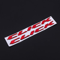 Emblème en plastique chromé personnalisé pour moto Honda Click, emblème pour moto Click