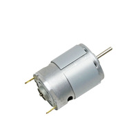 390 395 47mm brosse en carbone Mini ventilateur moteur à courant continu dynamo 12v 24v pour balayeuse