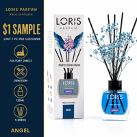 LORIS Diffuseur de Parfum 120ml Aromathérapie Parfum Fruité Pomme Mangue pour la Maison et la Salle de Bain