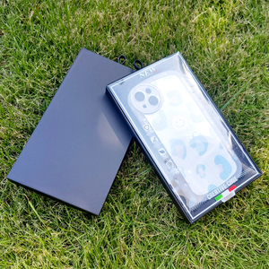 环保定制设计豪华手机纸板包装黑纸包装空手机盒 - Product Image 5