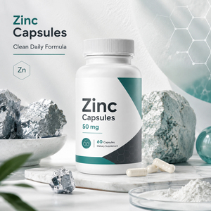 Cápsulas de Zinc Premium para Mejorar la Inmunidad, Aditivo Alimentario para Adultos, 99% Puro, Certificación GMP, HACCP, QS, ISO, Capacidad de Botella Personalizable, El Mejor - Product Image 2