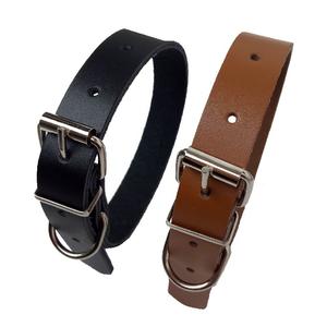 Venta al por mayor del fabricante de café negro ajustable perro <span class=keywords><strong>collar</strong></span> de cuero - Product Image 2
