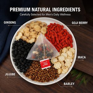 ถุงชาโสม Maca Goji เพิ่มพลังพลังพลังให้กับผู้ชายถุงชาสำหรับผู้ชายชาสมุนไพรเสริมไต - Product Image 3