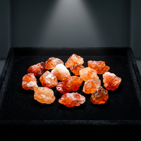 Pierre brute de quartz rouge naturel, cristal translucide pour la décoration intérieure, diffuseur d'aromathérapie, guérison Reiki, méditation