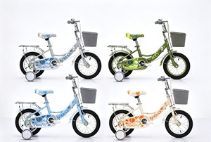 Vélo pour enfants multicolores avec roues d'apprentissage |   Cadre en acier sûr et élégant |   Freins doubles |   Siège réglable - Vente flash - Product Image 2