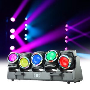 Equipo de Iluminación para Escenarios de China, Barra de Luces Móviles LED RGBL de 5*120W para Exteriores IP65, Controlador DMX512 para Eventos de DJ, Precio de Venta - Product Image 1